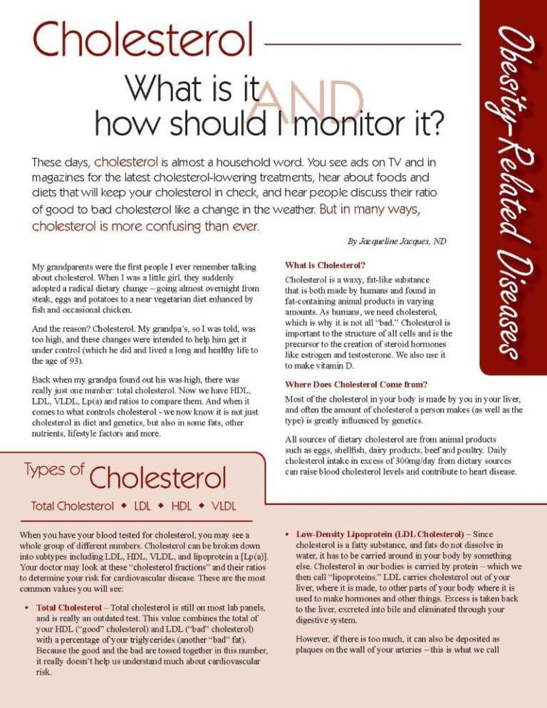 What Healthcare Professionals Want You To Know About Cholesterol Vitamin
